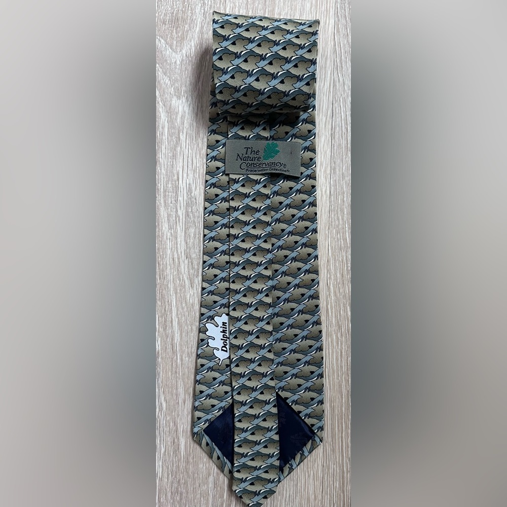 The Nature Conservancy|Dolphin|Silk‎ Tie